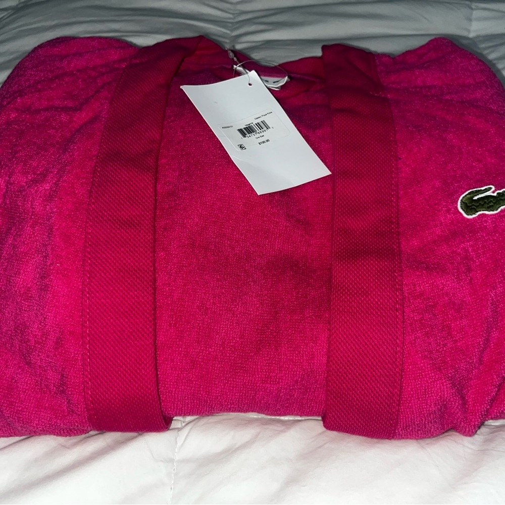 Lacoste Magenta Pique Robe - Picture 2 of 5